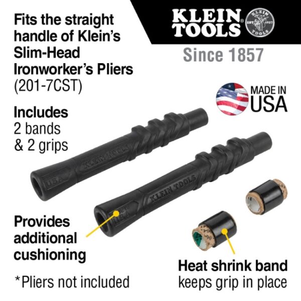Copy of 648x648 (2).pdf - 2023-09-28T123006.300 Klein M200ST Comfort Grip Kit for 201-CST Slim-Head Ironworker's Pliers 2-Pack