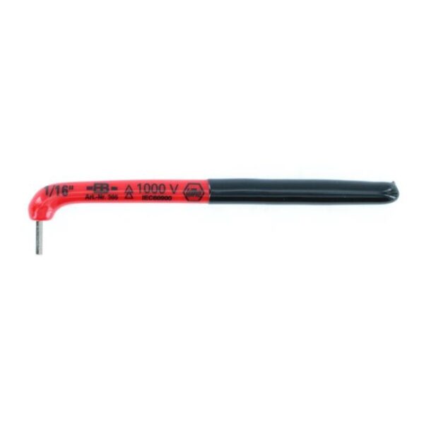 Wiha 13670 1/16" x 3.1" Insulated SAE Hex Key