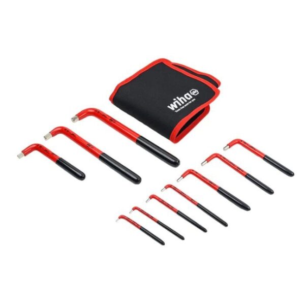 Wiha 13693 Insulated Metric Hex Key Set 10-Piece