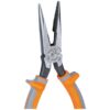 Klein 2038RINS 8" Insulated Long Nose Side-Cutter Pliers