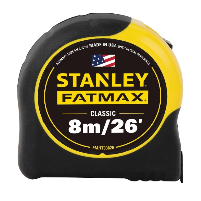 Stanley FMHT33826S FATMAX 26ft/8m Wide Blade Tape Measure