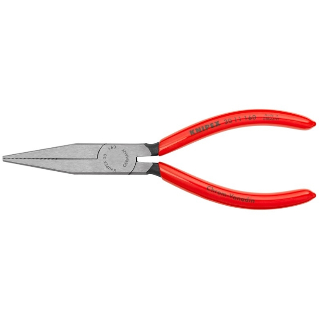 Knipex 3011160 6-1/4" (160mm) Flat Tip Long Nose Pliers