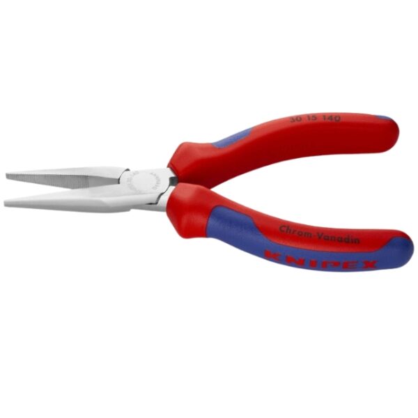Knipex 3015140 5-1/2" (140mm) Flat Tip Long Nose Pliers