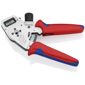 Knipex 975263DG 10 1/4" Digital Crimping Pliers Four-Mandrel For Turned Contacts