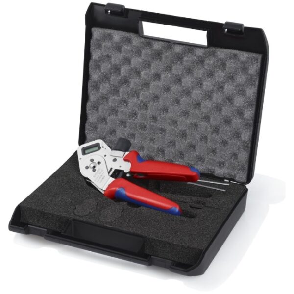 Knipex 975263DG 10 1/4" Digital Crimping Pliers Four-Mandrel For Turned Contacts