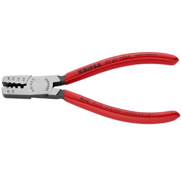 Knipex 9761145A -2 Knipex 9761145A 5-3/4" Crimping Pliers for Wire Ferrules