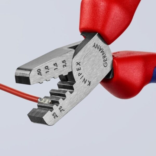 Knipex 9762145A 5-3/4" Crimping Pliers for Wire Ferrules