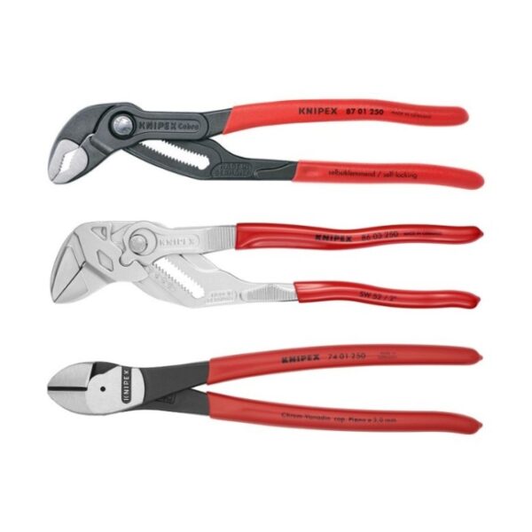 Knipex 9K0080117US 10" Pliers Set 3-Piece