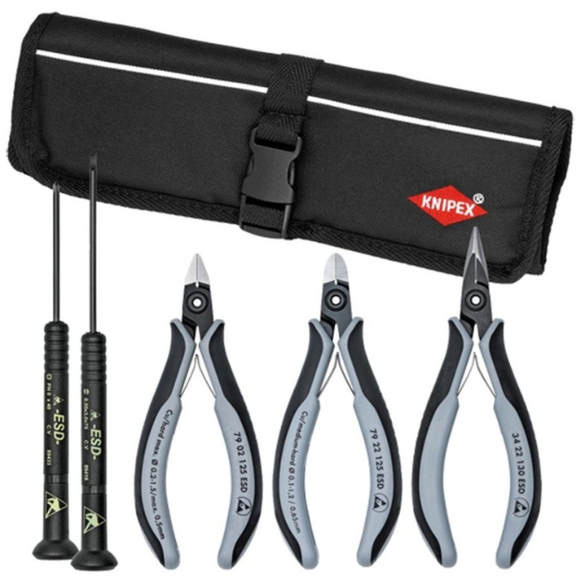 Knipex 9K008011US ESD Electronic Tool Set 5-Piece