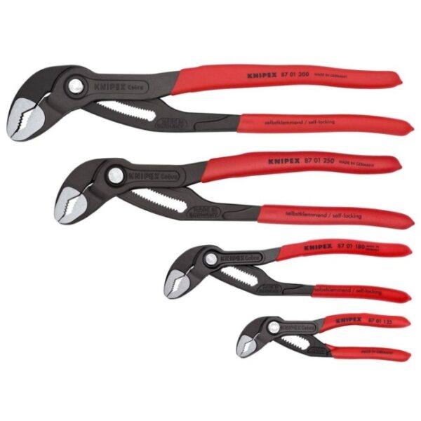 Knipex 9K0080143US COBRA Pliers Set 4-Piece