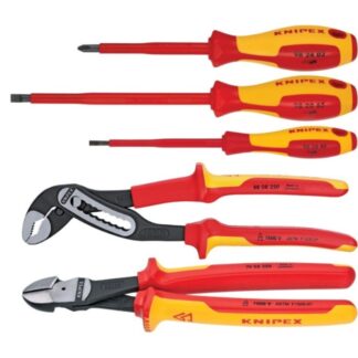 Knipex 9K989820US VDE 1000V Insulated Automotive Pliers and Screwdriver Set 5-Piece