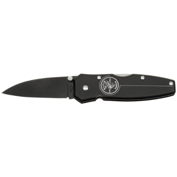 Klein 44000-BLK 2-1/4" Black Lightweight Drop Point Blade Knife Klein 44000-BLK 2-1/4" Black Lightweight Drop Point Blade Knife