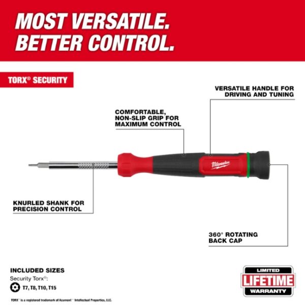 Copy of 648x648 (2).pdf - 2023-10-03T095647.800 Milwaukee 48-22-2931 4-in-1 TORX Security Precision Multi-Bit Screwdriver
