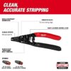 Milwaukee 48-22-3080 20-32 AWG Low Voltage Dipped Grip Wire Stripper and Cutter