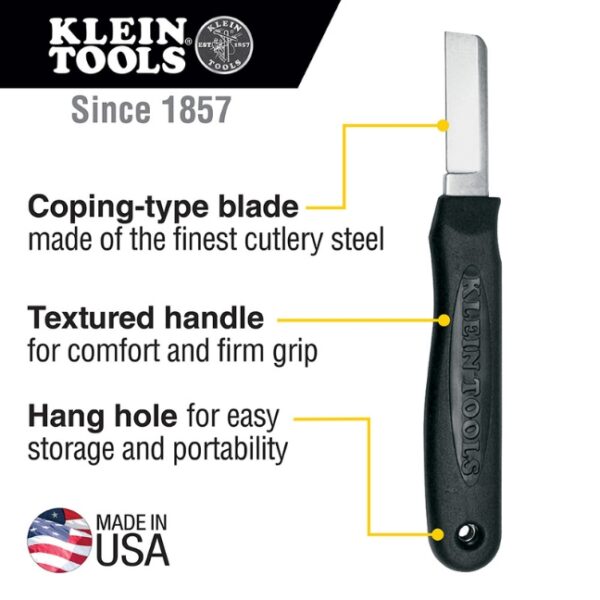 Klein 44200 6-1/4" Cable Splicer's Knife