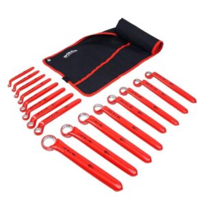 Wiha 21094 Insulated SAE Deep Offset Wrench Set 16-Piece