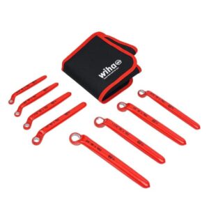 Wiha 21096 Insulated SAE Deep Offset Wrench Set 8-Piece