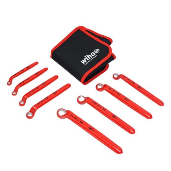 Wiha 21096 Insulated SAE Deep Offset Wrench Set 8-Piece