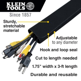 Klein 450-330 1-3/4" x 3ft Cable and Wire Management Sleeves