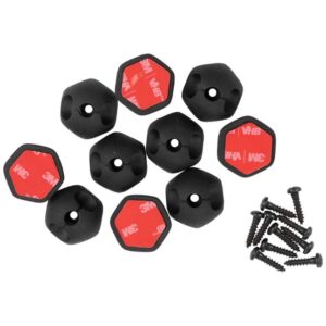 Klein 450-400 Single Slot Self-Adhesive Cable Mounting Clips 10-Pack