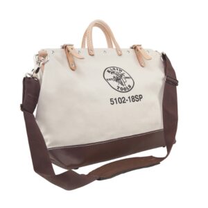 Klein 5102-18SP 18" Deluxe Canvas Tool Bag with 13 Pockets