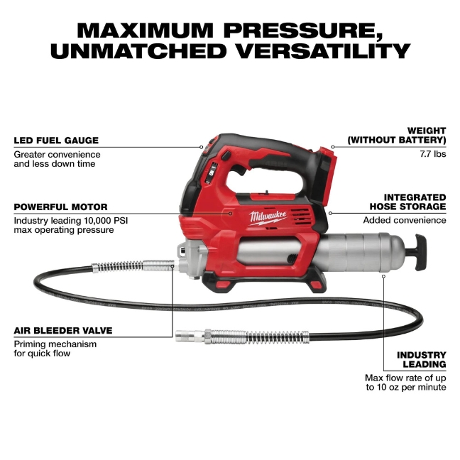 Milwaukee 296722GG M18 FUEL 1/2" High Torque Impact Wrench with