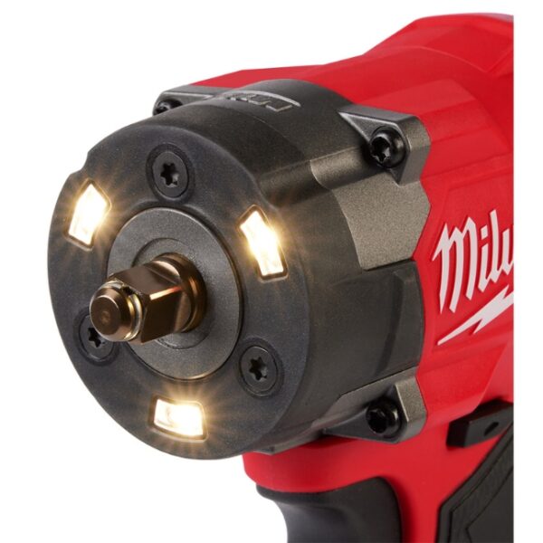 Milwaukee 3061-20 M18 FUEL 1/2" Controlled Torque Compact Impact Wrench with TORQUE-SENSE and Friction Ring Anvil - Tool Only