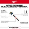 Milwaukee 49-66-4565 SHOCKWAVE IMPACT DUTY QUIK-CLEAR 2-in-1 Magnetic Nut Driver Set 2-Piece