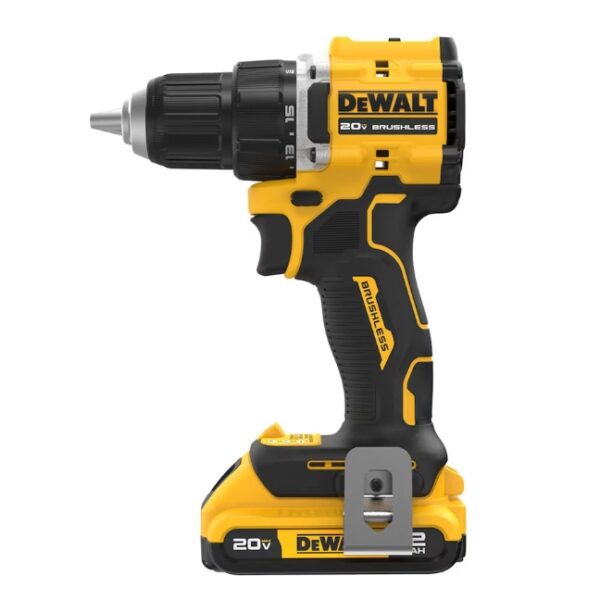 DeWalt DCK225D2 20V MAX ATOMIC 1/2" Drive Brushless Compact Drill Driver and Impact Driver 2-Tool Combo Kit