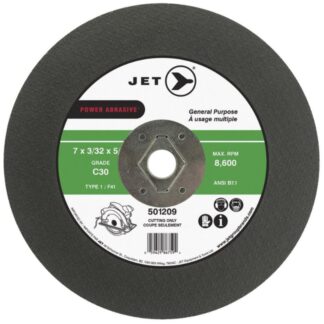 JET 501209 C30 Power Abrasive T1 Cut-Off-Wheel 7x3/32x58" (Diamond 7/8)