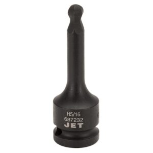 JET 687231 Ball Nose Hex Impact Bit 1/2" DR x 1/4"