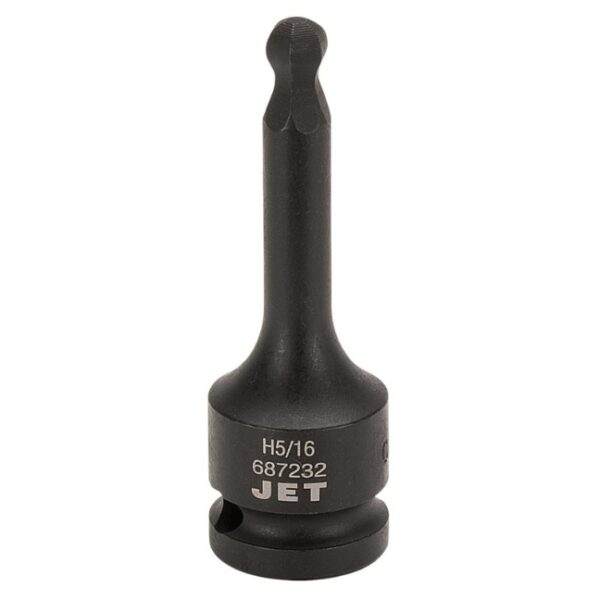 JET 687231 Ball Nose Hex Impact Bit 1/2" DR x 1/4"
