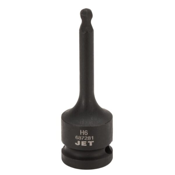 JET 687281 Ball Nose Hex Impact Bit 1/2" DR x 6 mm