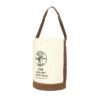 Klein 5104 12" Canvas Bucket with Leather Bottom