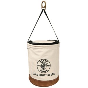 Klein 5104CLR22 22" Canvas Bucket with Closing Top