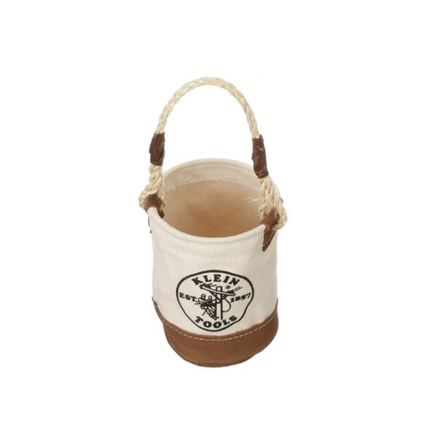 Klein 5104MINI Mini Leather Bottom Canvas Bucket