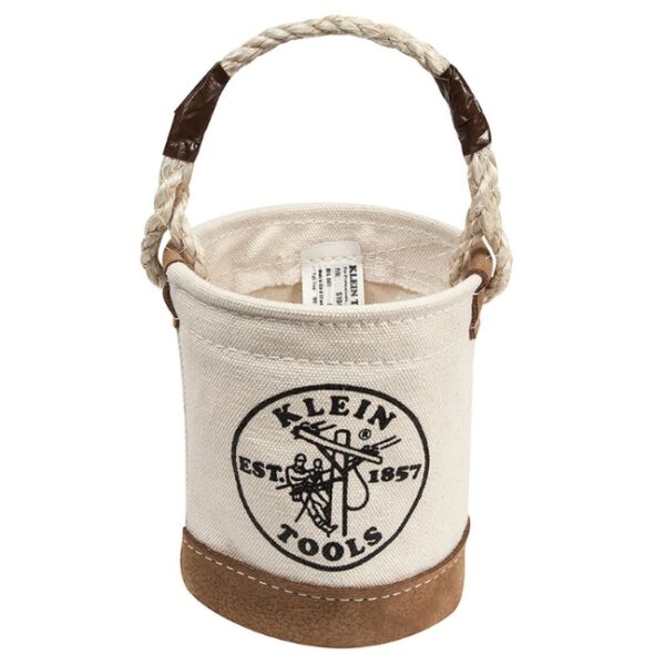 Klein 5104MINI Mini Leather Bottom Canvas Bucket