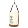 Klein 5104S 12" Leather Bottom Canvas Bucket with Swivel Snap