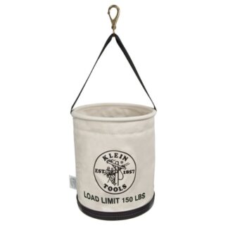 Klein 5109SLR 12" All-Purpose Canvas Bucket with Drain Holes