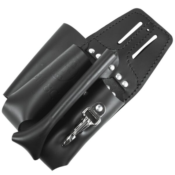 Klein 5118C Black Leather Tool Pouch for Belts