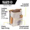 Klein 5125 5-Pocket Canvas Tool Pouch