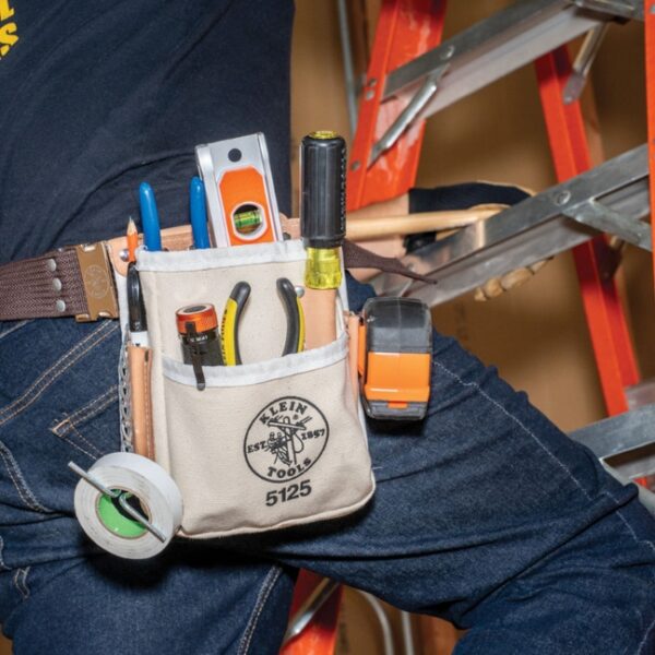 Klein 5125 5-Pocket Canvas Tool Pouch