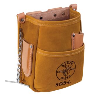 Klein 5125L 5-Pocket Leather Tool Pouch