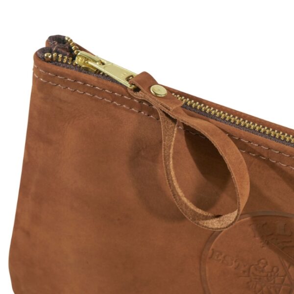 Klein 5139L 12-1/2"Top-Grain Leather Zipper Bag