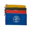 Klein 5140 Olive/Orange/Blue/Yellow Canvas Tool Pouches 4-Pack