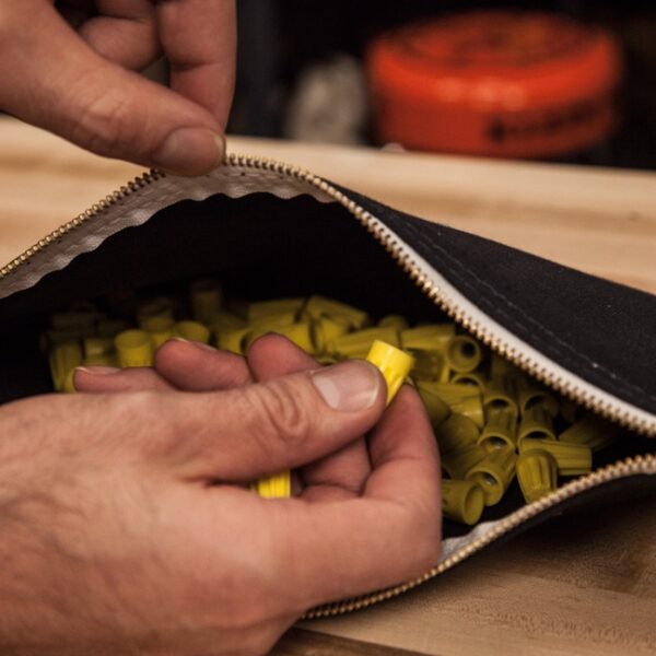 Klein 5141 Brown/Black/Gray/Red Canvas Tool Pouches 4-Pack