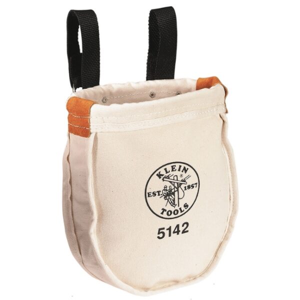 Klein 5142 9" x 8" x 10" Canvas Utility Tool Bag with Strap