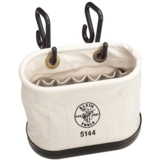 Klein 5144 15-Pocket Aerial Oval Bucket with Hooks