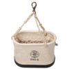 Klein 5144S 15-Pocket Canvas Oval Bucket with Swivel Snap
