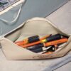 Klein 5539LNAT 18 x 8 x 3-12 Large Natural Canvas Tool Pouch with Zipper (2) Klein 5539LNAT 18" x 8" x 3-1/2" Large Natural Canvas Tool Pouch with Zipper